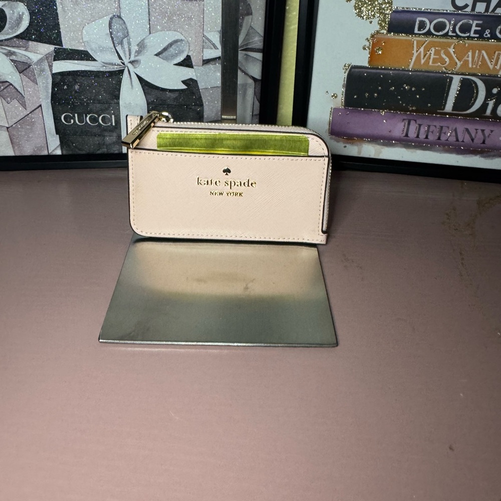 Kate Spade Cream Wallet Classic Design w/ RFID sleeve
